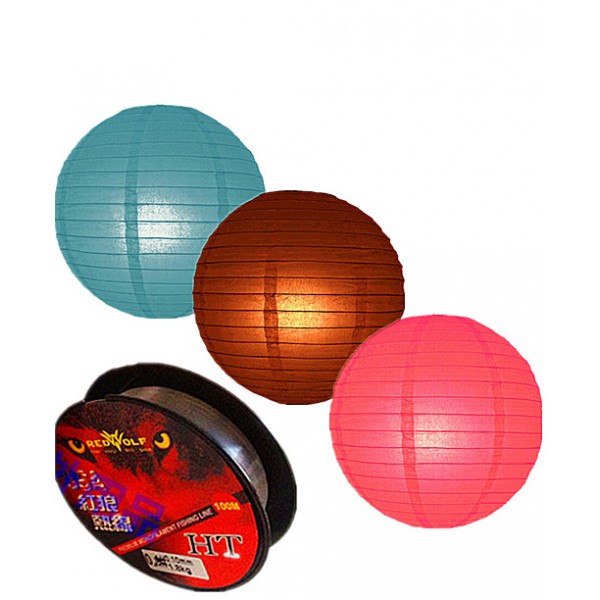 Paper Lanterns - Nylon Hanging Wire - 100 metres